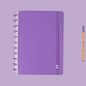 Caderno Inteligente All Purple - fechado