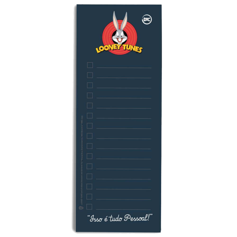 Bloquinhos de Anotações com 5 Modelos (20 Folhas cada) – Looney Tunnes