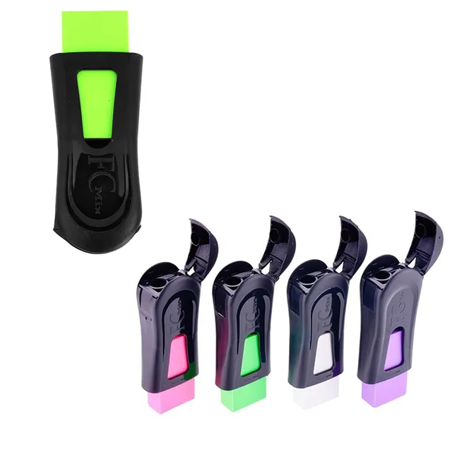 APONTADOR C/ BORRACHA TK MIX BLACK NEON FABER CASTELL - Imagem 1
