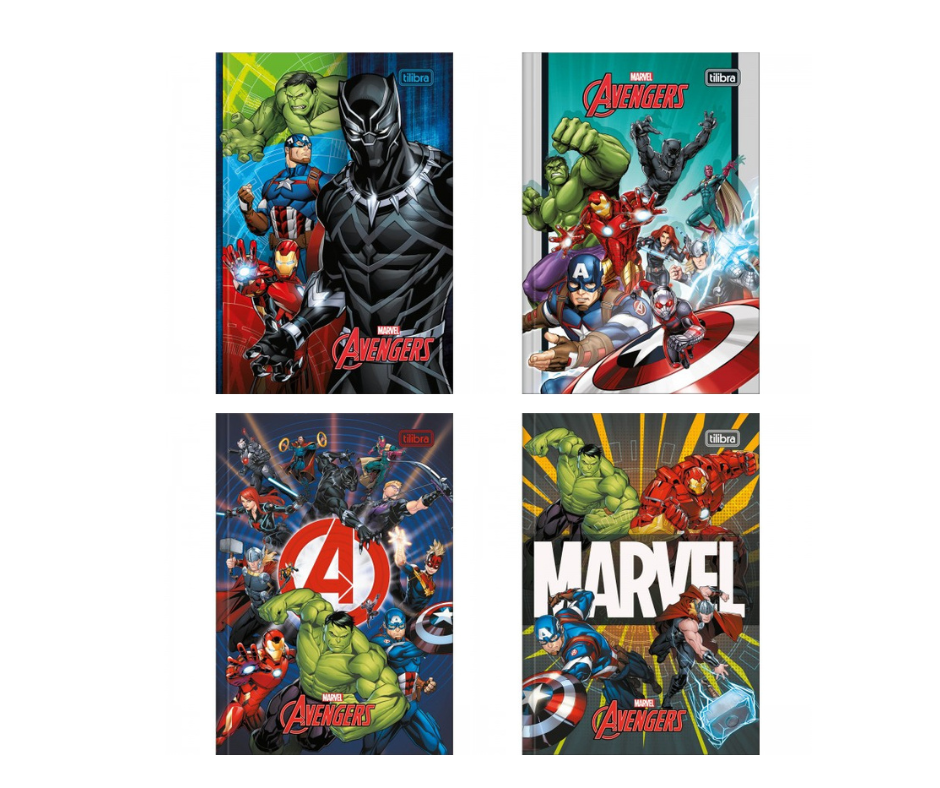 avengers-broch-1.1 CADERNO BROCHURAO 48FLS AVENGERS TILIBRA - Imagem 1