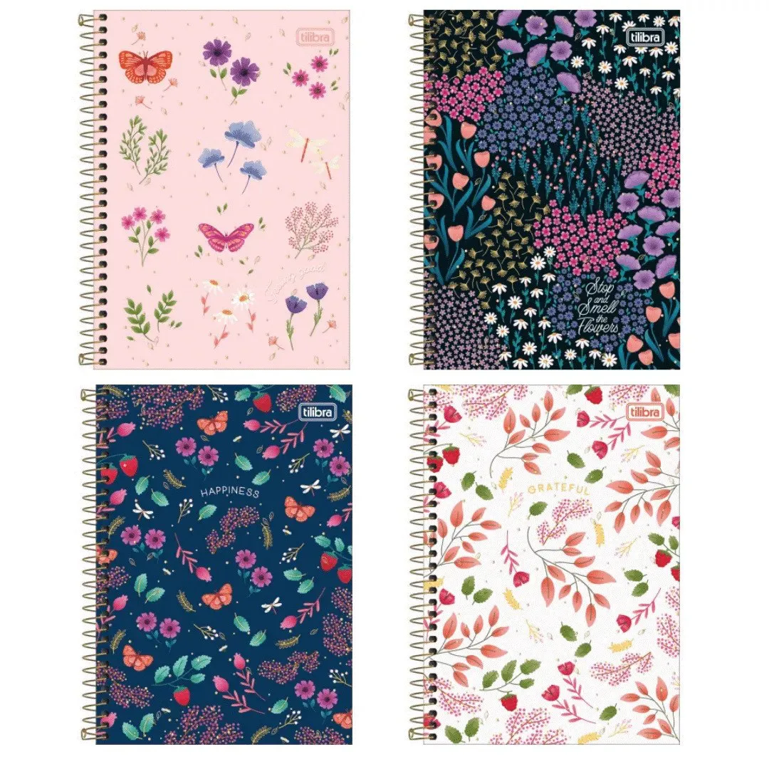 CADERNO 10X1 LE VANILLE 160FLS TILIBRA - Imagem 1