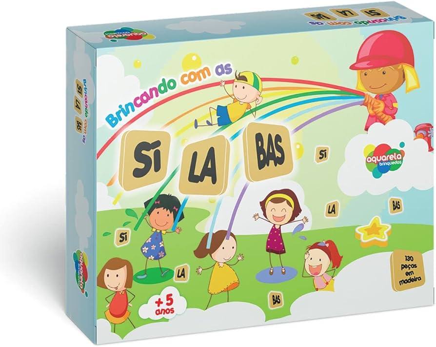 619NBaAzOEL._AC_UF894,1000_QL80_ BRINQUEDO EDUCATIVO CONHECENDO AS SILABAS AQUARELA - Imagem 1