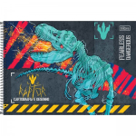 CADERNO DE DESENHO 80FLS RAPTOR CAPA DURA TILIBRA - Imagem 2