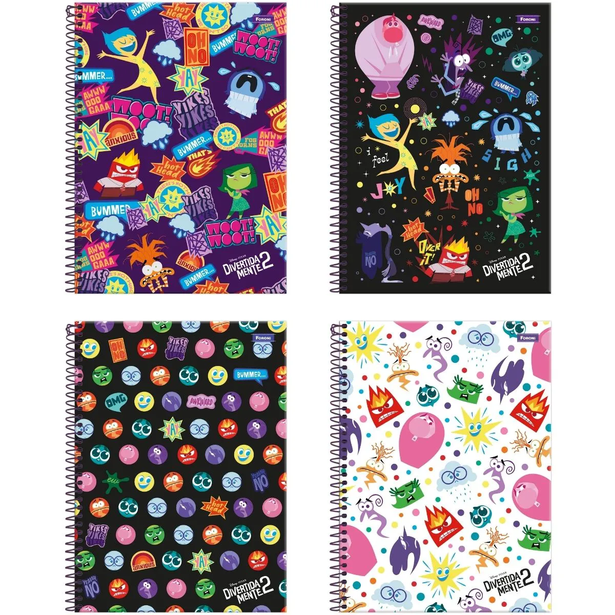 CADERNO 10X1 DIVERTIDAMENTE 160FLS FORONI - Imagem 1