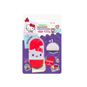 APONTADOR C/ DEP E BORRACHA HELLO KITTY - LEO E LEO