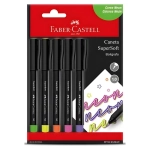 CANETA ESF 1.0 SUPERSOFT NEON C/ 5UND - FABER CASTELL