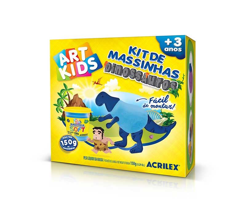 122422_1 Kit Massa de Modelar Dinossauro 2 – Acrilex - Imagem 1