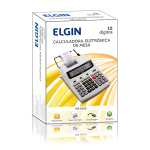 CALCULADORA 12 DIGITOS ELETRONICA C/ IMPRESSORA G ELGIN