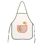 AVENTAL ESCOLAR CRISTAL C/ BOLSO LEO E LEO