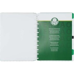 CADERNO INTELIGENTE PALMEIRAS ALVIVERDE A5 CLAPPER - Imagem 2