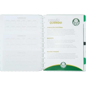 CADERNO INTELIGENTE PALMEIRAS ALVIVERDE A5 CLAPPER - Imagem 3