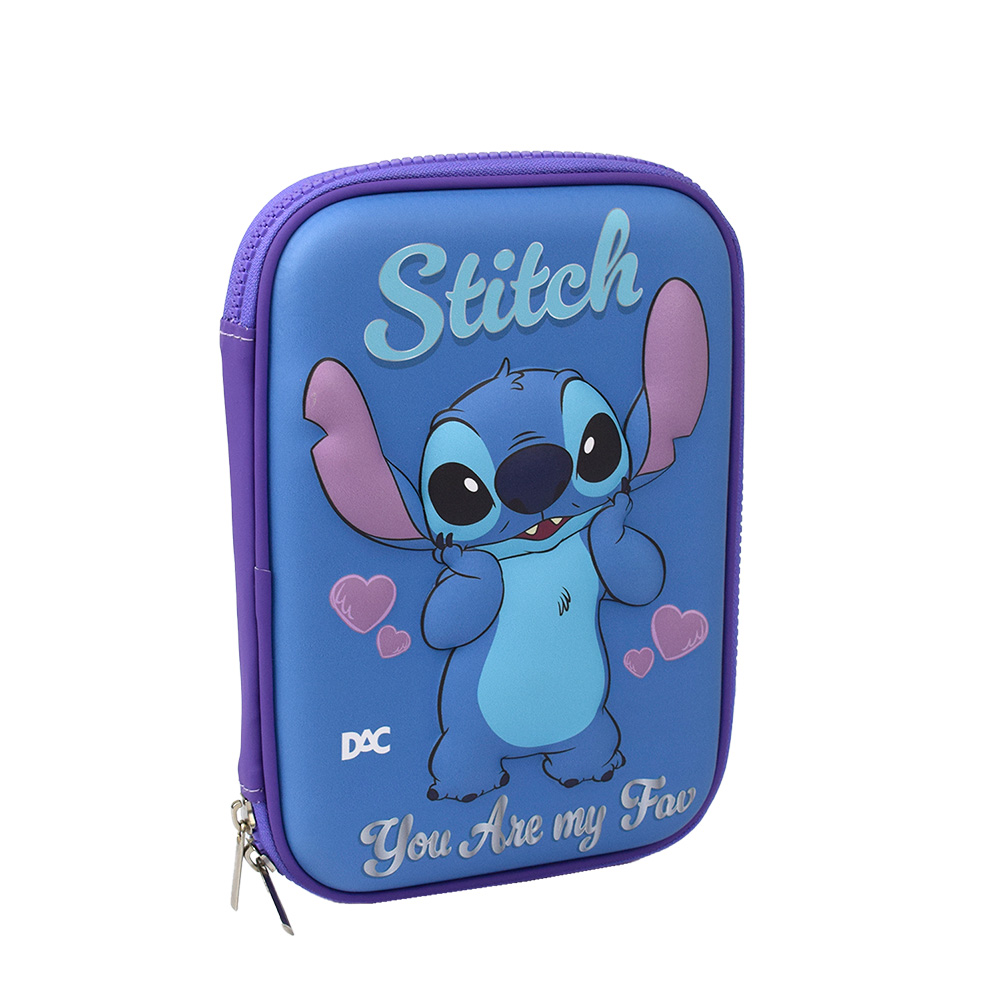 5574-Estojo-3D-Stitch-Frente-Diagonal-direito ESTOJO BOX STITCH 3D DAC - Imagem 1