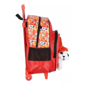 MOCHILA C/ RODINHA F PATRULHA CANINA VERMELHO MAXLOG - Imagem 3