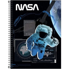 CADERNO 10X1 NASA 160FLS TILIBRA