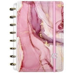 Caderno Inteligente Grande Mármore Agatha 80 Folhas