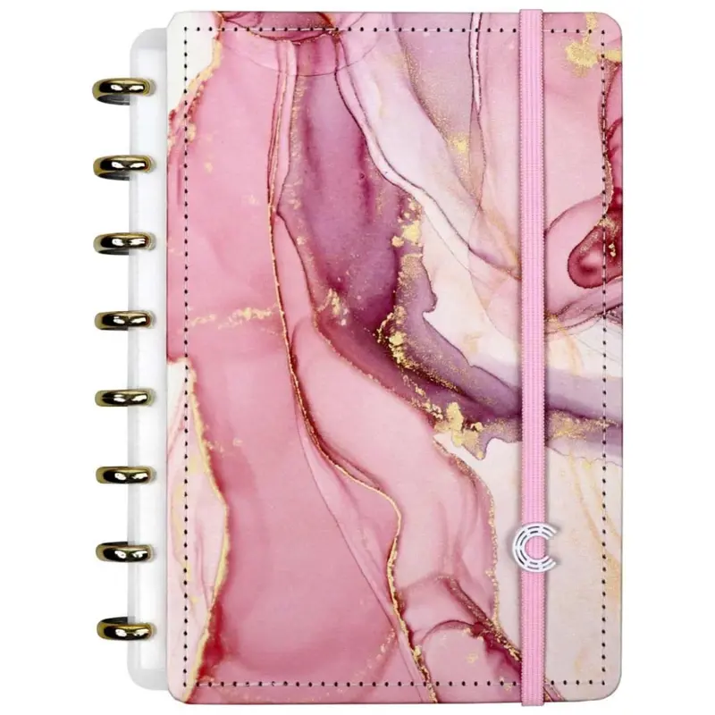 6307af01189549bcc5a99a28dc81ec79 Caderno Inteligente Grande Mármore Agatha 80 Folhas - Imagem 1