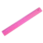 REGUA ACRILICA 30CM NEW LINE ROSA MAXCRIL