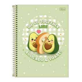 CADERNO 10X1 ABACUTE 160FLS TILIBRA