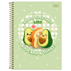CADERNO 10X1 ABACUTE 160FLS TILIBRA