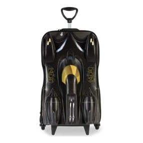 MOCHILA C/ RODINHA M 3D BATMOVEL PRETO DIPLOMATA