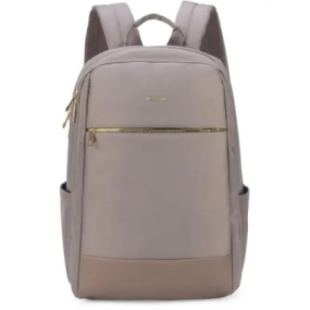 MOCHILA COSTA UP4YOU BEGE ZIPER DOURADO MAXLOG