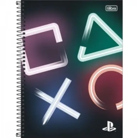 CADERNO 10X1 PLAYSTATION 160FLS TILIBRA