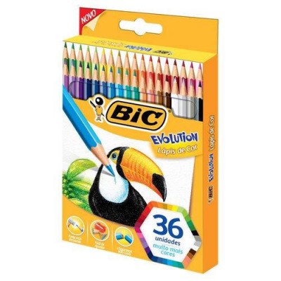 thumber LAPIS DE COR EVOLUTION SEXTAVADO BIC - C/36 - UN - BIC - Imagem 1