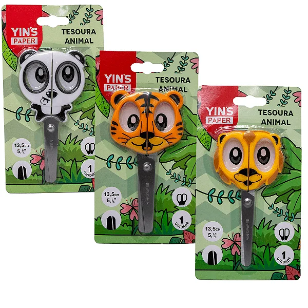 149c203b14dc6f908007ac257859dcc3-fzxtjsszxa TESOURA 13CM ANIMAIS YINSc - Imagem 1