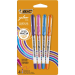 CANETA GEL 0.5 GELOCITY C/ 4UND BIC