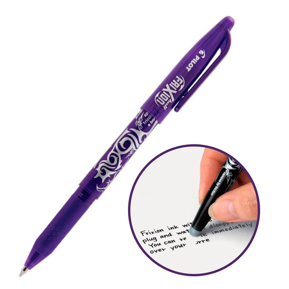 180903z CANETA ROLLER 0.7 FRIXION VIOLETA PILOT - Imagem 1