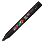CANETA USO ARTISTICO POSCA PC-5M PRETO UNIBALL