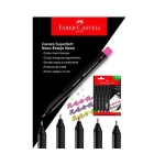 CANETA ESF 1.0 SUPER SOFT C/ 5 UND FABER CASTELL - Imagem 2