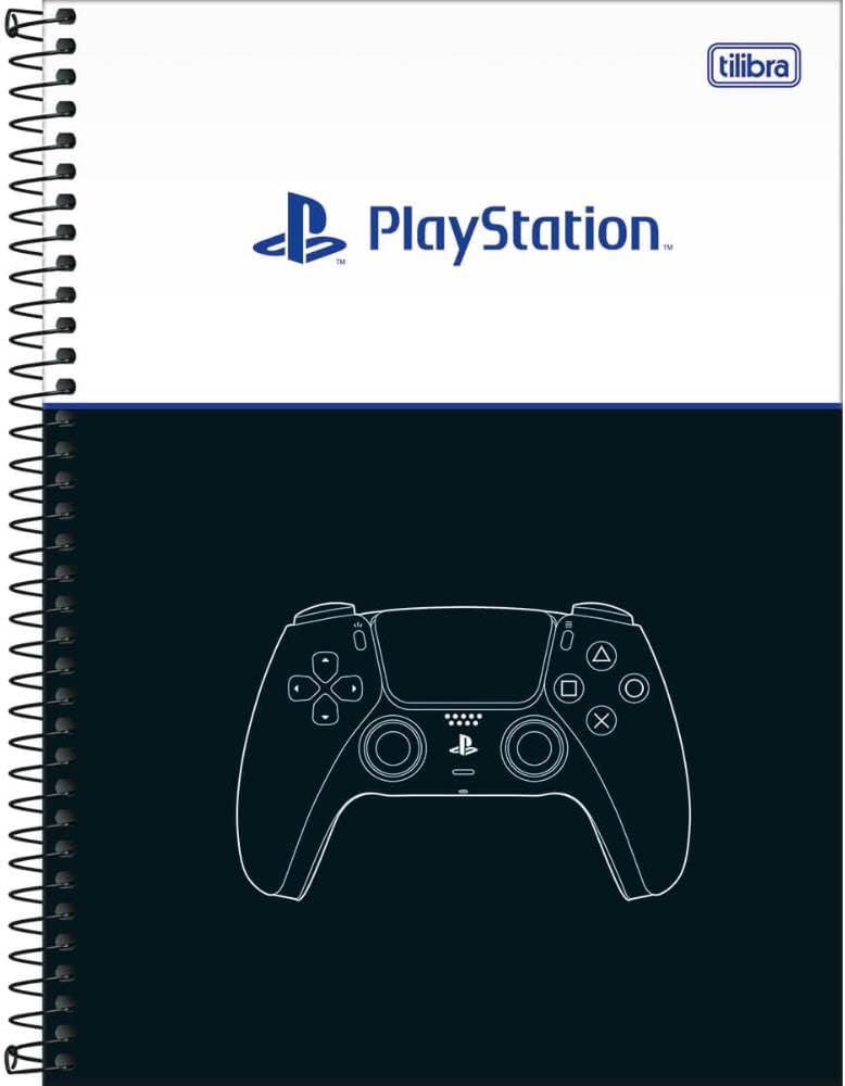 51D4oyJqCwL._AC_SL1000_ CADERNO 1X1 PLAYSTATION 80FLS TILIBRA - Imagem 1