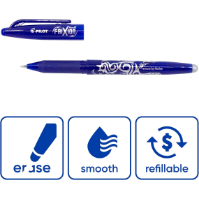 CANETA ROLLER 0.7 FRIXION AZUL PILOT - Imagem 3