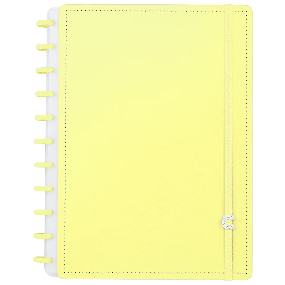 CADERNO_ALL_YELLOW_GRANDE_01 CADERNO INTELIGENTE ALL YELLOW GDE CLAPPER - Imagem 1