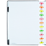 CADERNO INTELIGENTE GLITTER NEON BLACK GRANDE CLAPPER - Imagem 3