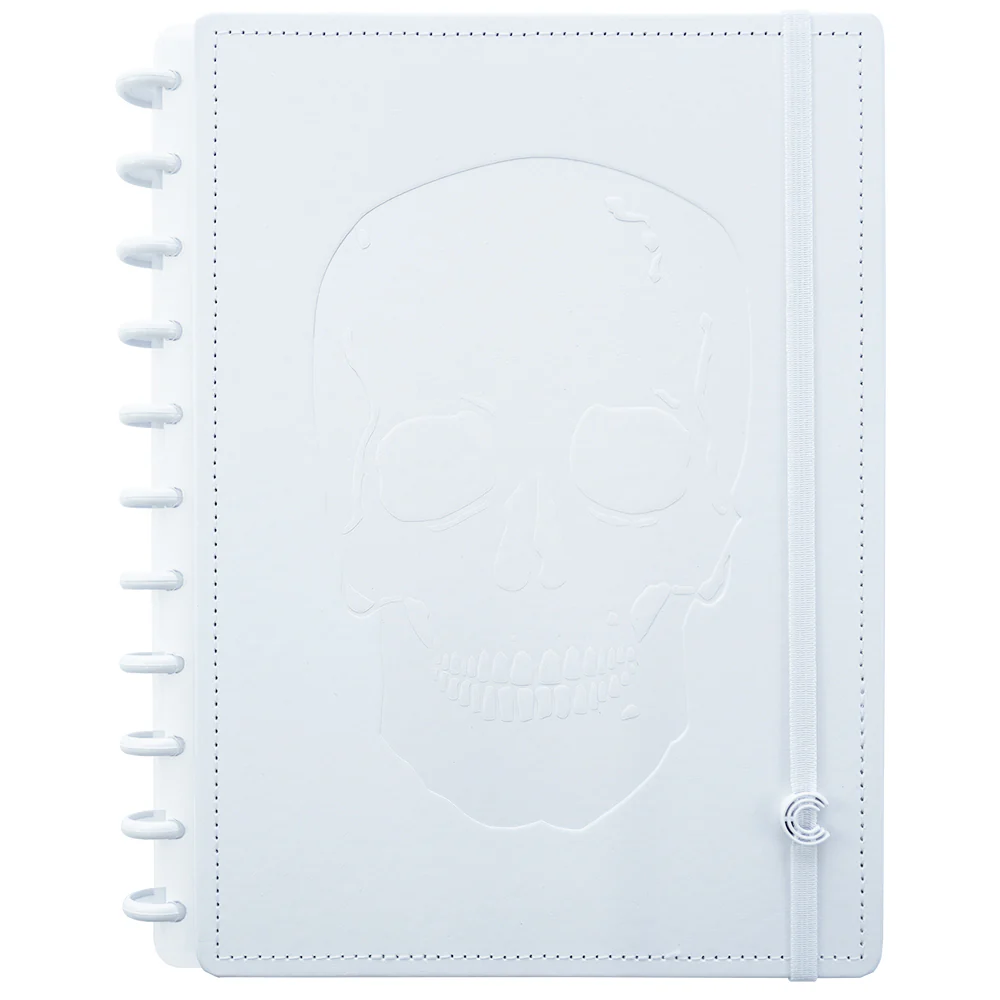 CADERNO_WHITE_INK_GRANDE_02 CADERNO INTELIGENTE BY ALEX HERCCOVITCH GRANDE CLAPPER - Imagem 1