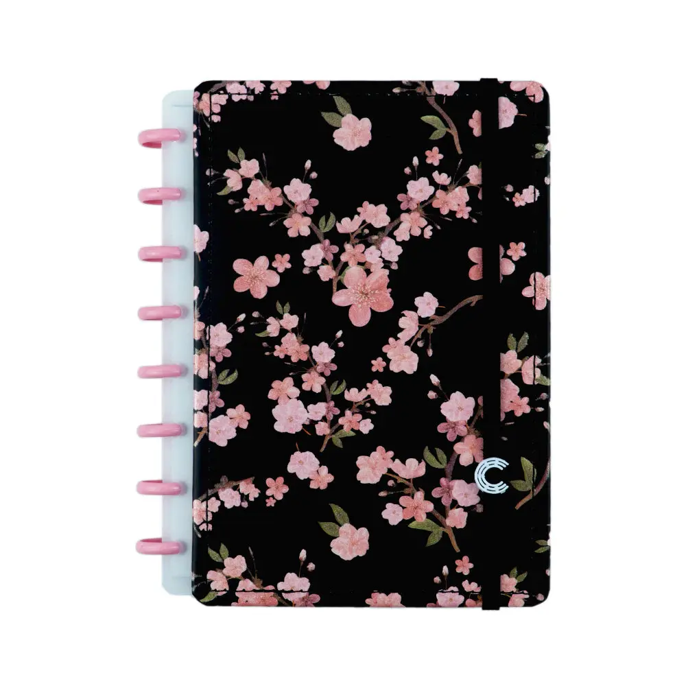 Caderno-By-Gocase-Classical-Rose-Black-Caderno-39171366 CADERNO INTELIGENTE BY GOCASE CLASSICAL ROSE BLACK CLAPPER - Imagem 1
