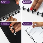 CADERNO INTELIGENTE CAPPUCCINO GRANDE CLAPPER - Imagem 2