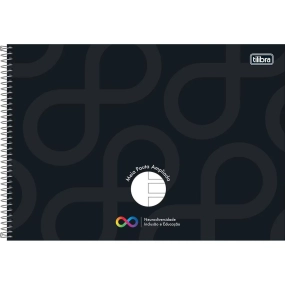 CADERNO MEIA PAUTA 40FLS NEURODIVERSIDADE TILIBRA