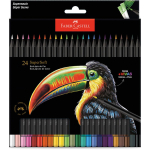 LAPIS DE COR 24 CORES SUPER SOFT FABER CASTELL - Imagem 2