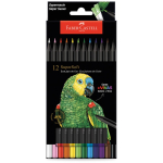 LAPIS DE COR 12 CORES SUPER SOFT FABER CASTELL - Imagem 2