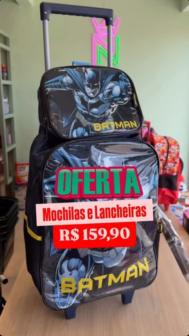 SUPER OFERTA EM LANCHEIRAS E MOCHILAS 🎒VENHA CONFERIR TODOS OS MODELOS DISPONÍVEIS!!
Temos atendimento online e em nosso site!Esperamos por você 📍